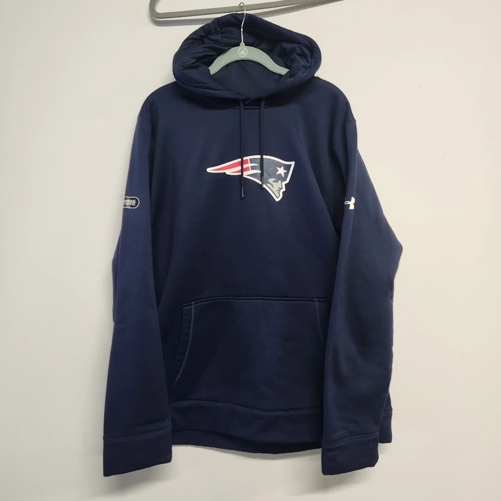 Under Armour New England Patriots Combine Authentic navy sweatshirt size XL